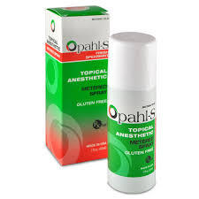 Topical Anesthetic Spray Fresh Spearmint, 2 oz. can. Topical Anesthetic Spray Fresh Spearmint, 2 oz. can.